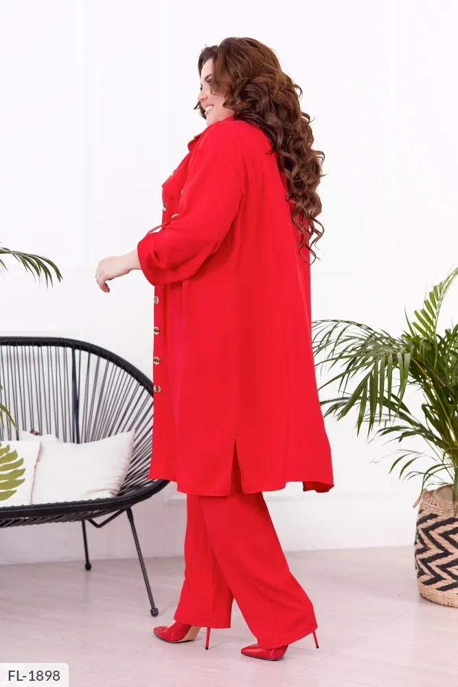 Костюм тройка FL-1898 Фабрика Моды