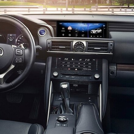 Мультимедиа блок для Lexus IS 2013-2019 (штатный экран 10.25") - Carmedia BNR-16LXQI Android 10, 8Гб-128Гб, 4G SIM-слот, CarPlay, сенсорная панель в комплекте