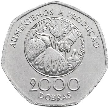 2 000 добр 1997 Сан-Томе и Принсипи