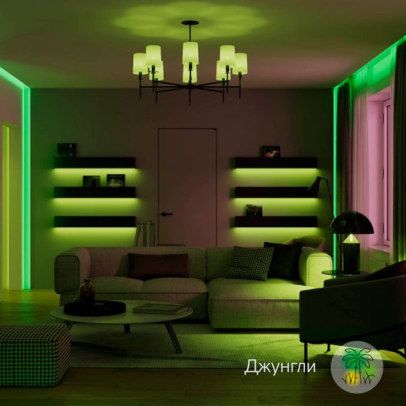 Лампа светодиодная диммируемая Gauss Smart Home E14 5W 2700-6500K RGBW матовая 1190112