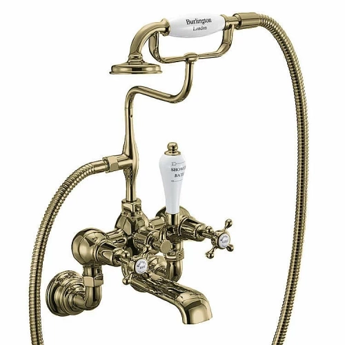 Смеситель для ванны Burlington Regent CLR17-QT GOLD золото
