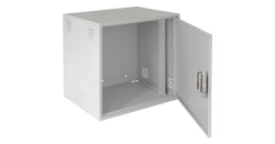 Настенный антивандальный шкаф, 12U, Ш600хВ600хГ450мм, серый
