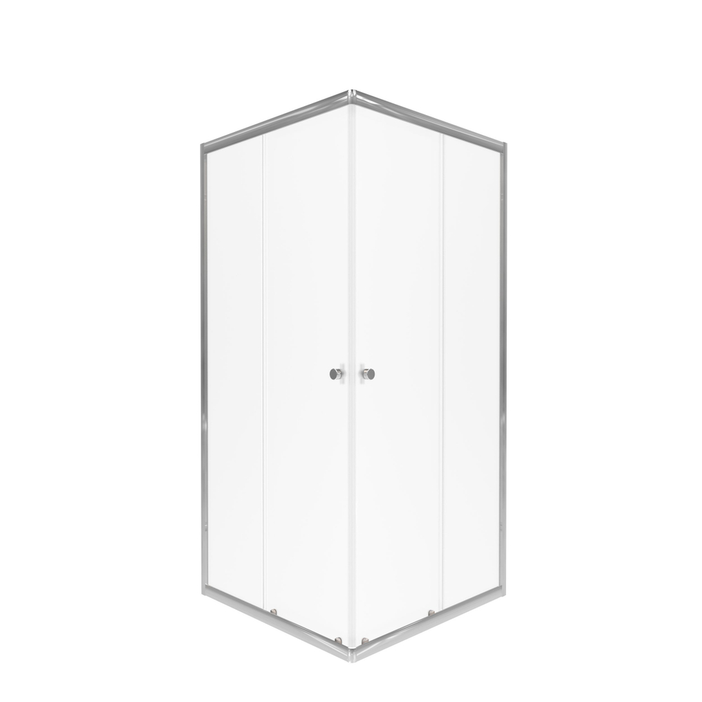 Душевое ограждение DIONRIA (80х80) стекло матовое вельвет, без поддона