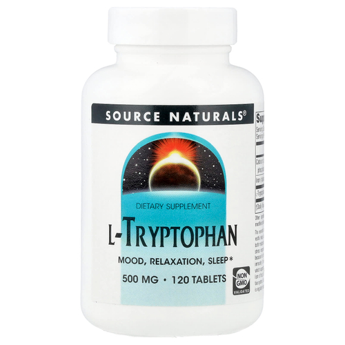 Source Naturals, L-триптофан, 120 таблеток