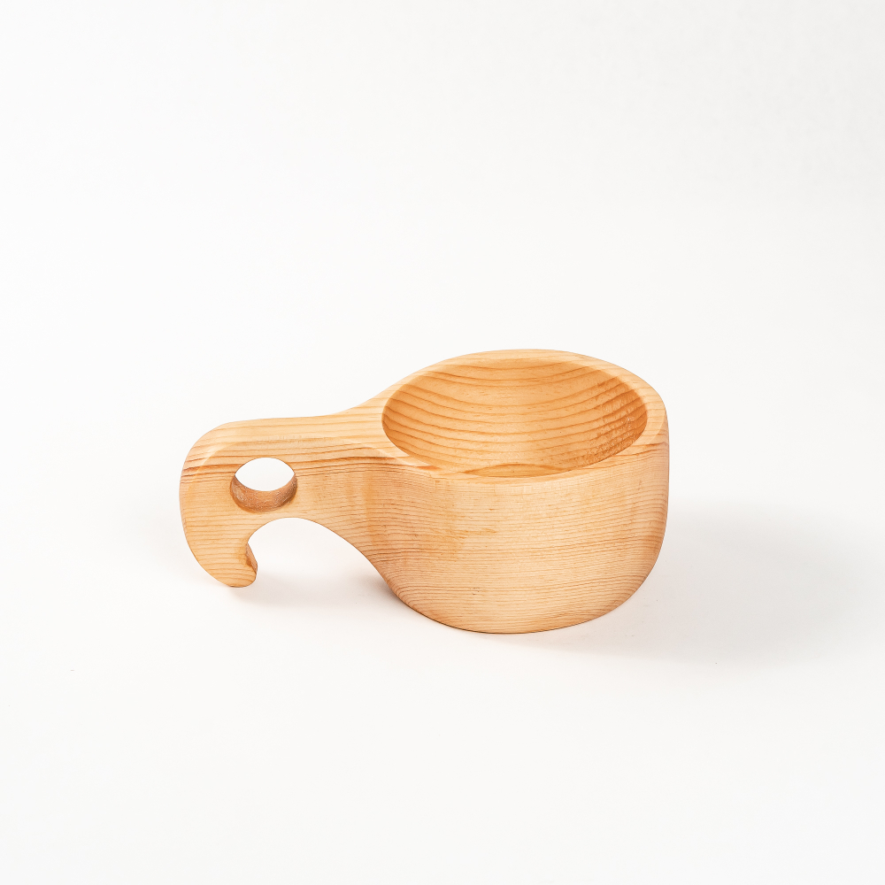 Деревянная кукса из кедра для напитков 150 мл. C78