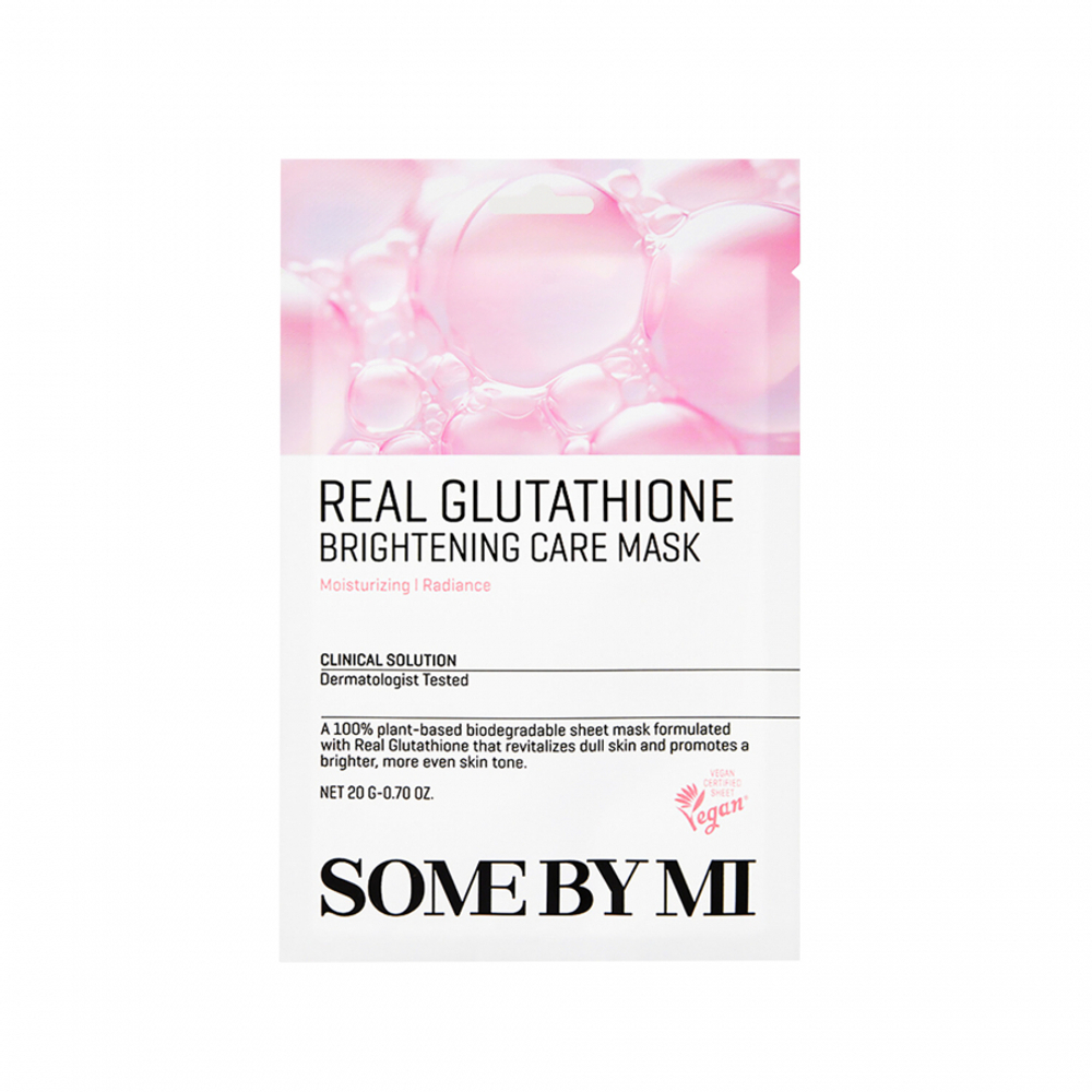 SOME BY MI REAL GLUTATHIONE BRIGHTENING CARE MASK Тканевая маска для лица с глутатионом 20г
