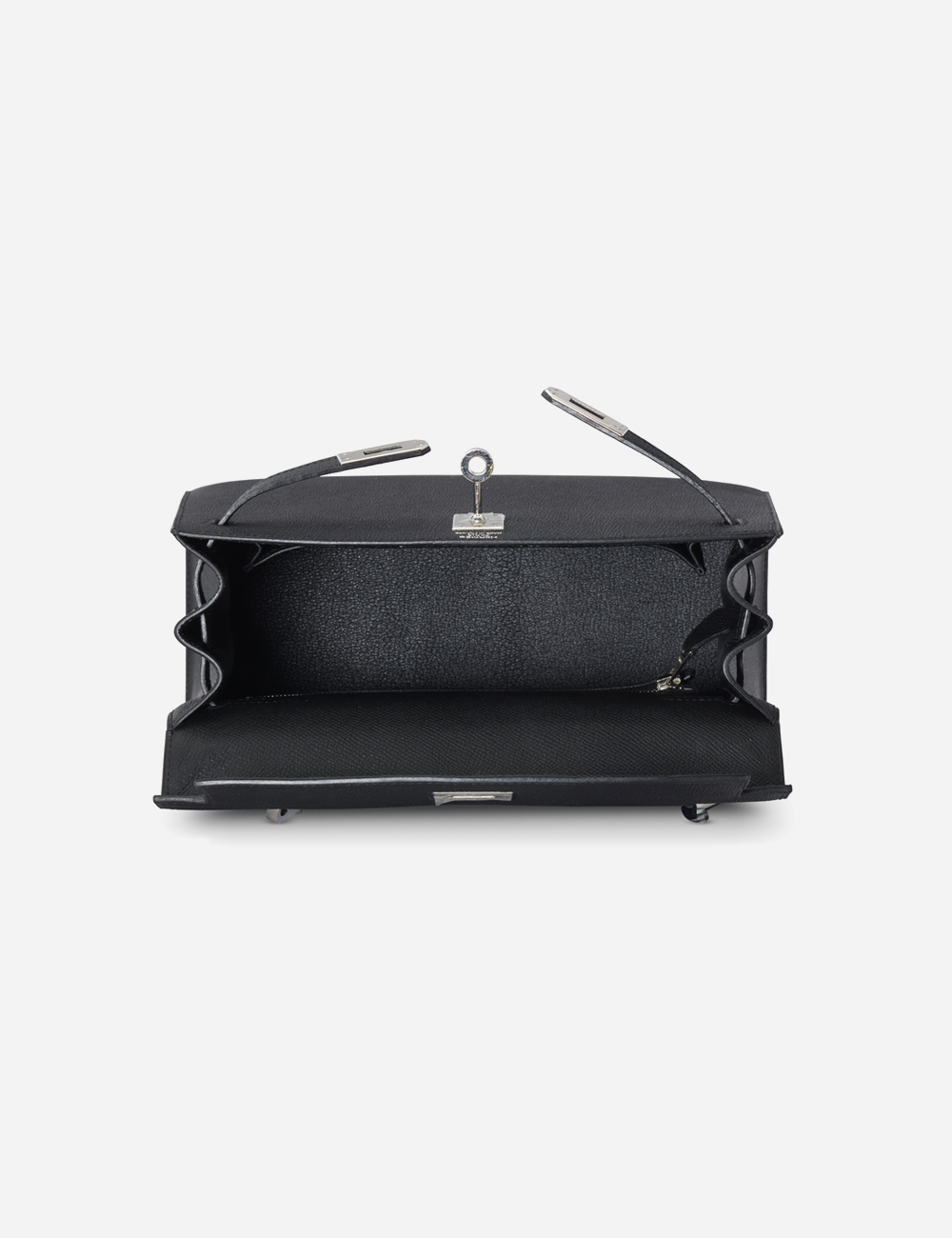 Сумка Hermes Epsom Kelly 25 Palladium Hardware "Noir"