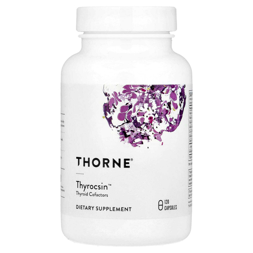 Thorne, Thyrocsin™, кофакторы для щитовидной железы, 120 капсул