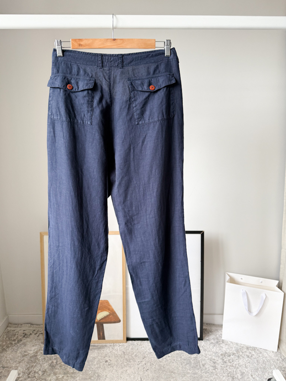 Льняные брюки Love Brand & Co, L