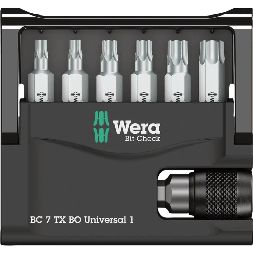 Набор бит Bit-Check 7 TX BO Universal 1 WERA 05056158001