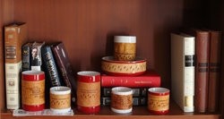 Малая фарфоровая пиала или миска для завтрака с берестой. Коллекция Достоевская или Старорусская