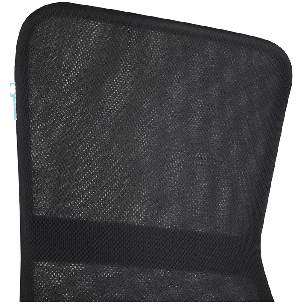 Кресло оператора Helmi HL-M06 "Compact", ткань, спинка сетка черная/сиденье TW черная, без подлокотников