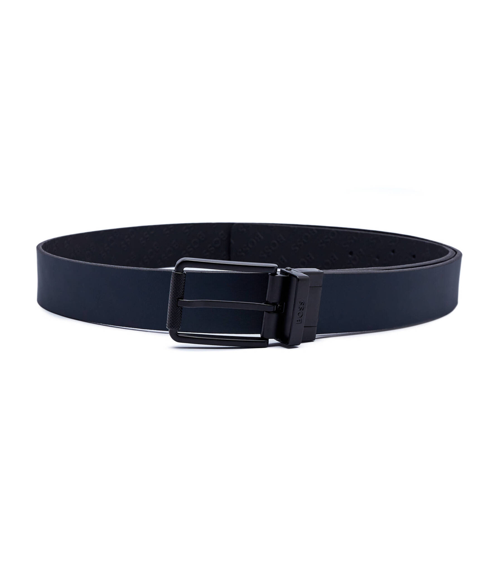 Кожаный двухсторонний ремень BOSS BLACK - черный(50522899)