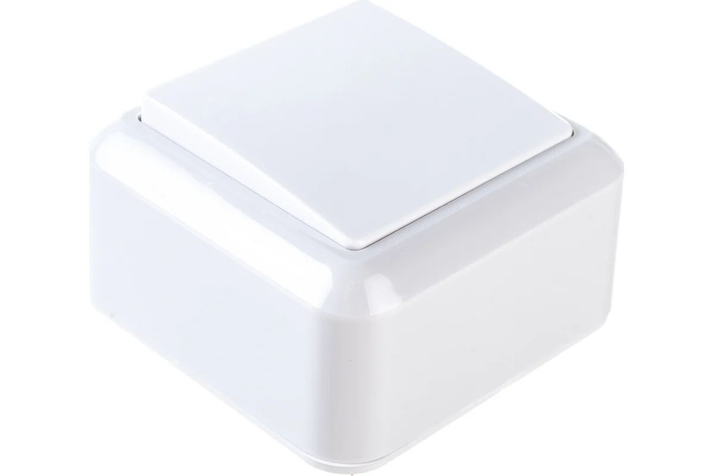 Выключатель 1-кл. ОП Оптима 10А IP20 А110-377 с монтаж. пластиной бел