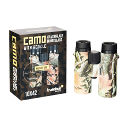 Бинокль Levenhuk Camo Rind 10x42 с сеткой - Установка на штатив через стандартный адаптер 1/4