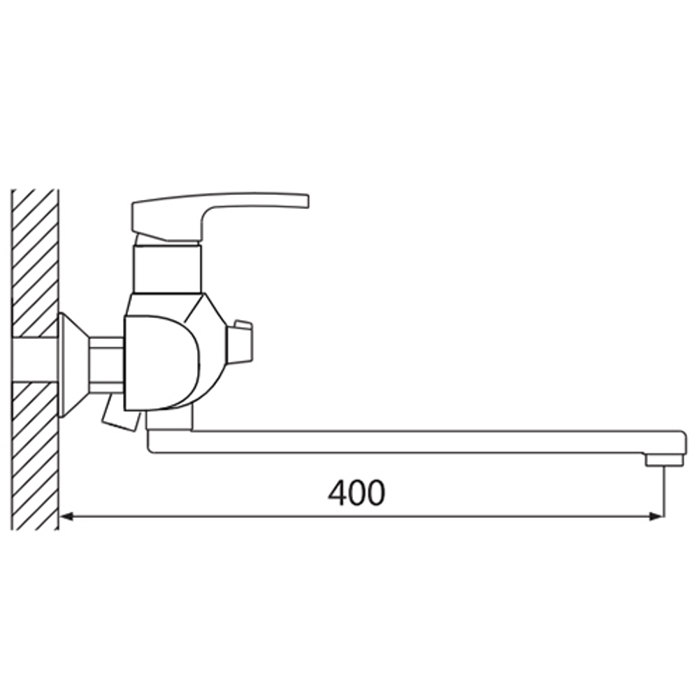 Смеситель для ванны Oute T14 T1423C