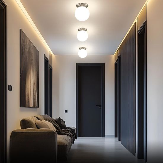 CL102514 Томми Хром Мат.+ Белый Св-к Наст.-Потол