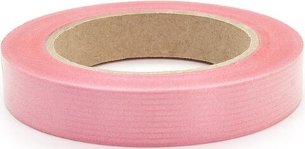 Лента (2 см*50 м) ЭКО, Тонкие полоски, Ярко-розовый, 1 шт.
