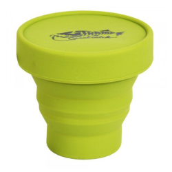 Tramp Стакан силиконовый складной с крышкой, TRC-083-6050, оливковый