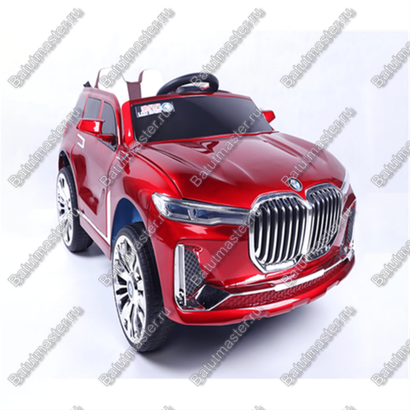 Детский электромобиль "BMW/БМВ" красный,двухместный стандартная комплектация