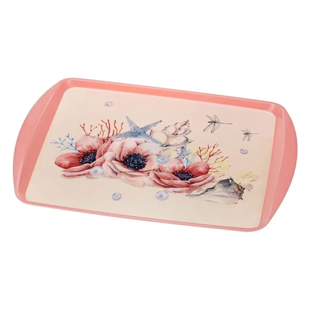 Поднос с рисунком ДЕКО 36см маки