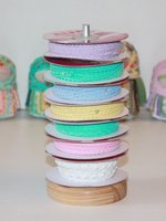 Держатель для лент ниток кружева пряжи деревянный