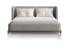 Кровать Basic спальное место 140*200 см (бежевый, рогожка)