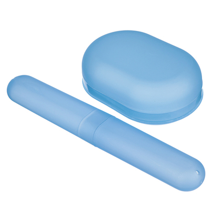 Набор дорожный тм VETTA (мыльница, футляр для зубной щетки), пластик, 3 цвета