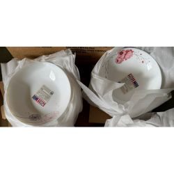 Тарелка White Fox WF-STS20 Summertime суповая опаловая с деколью 20 см. 660 мл.