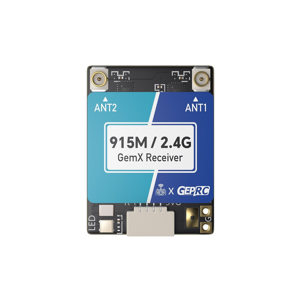 Приемник GEPRC Elrs 915M/2.4G Gemini Xrossband Receiver
