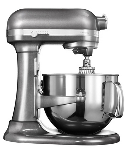 Kitchen Aid Artisan® Миксер планетарный с подъемной чашей 6.9л, серебряный медальон