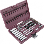 Набор инструмента 1/4"DR, 57 предметов UTS0057