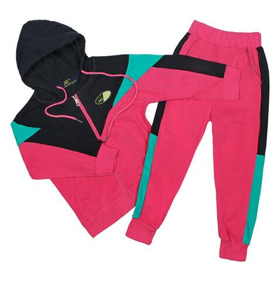 Спортивный костюм для девочек А.4431С-B39, фуксия, р. 116-122см 9730340