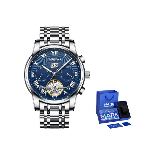 FAIRWHALE Starlight Collection Men"s Watch Automatic Mechanical Movement Stainless Steel Watchband Watch