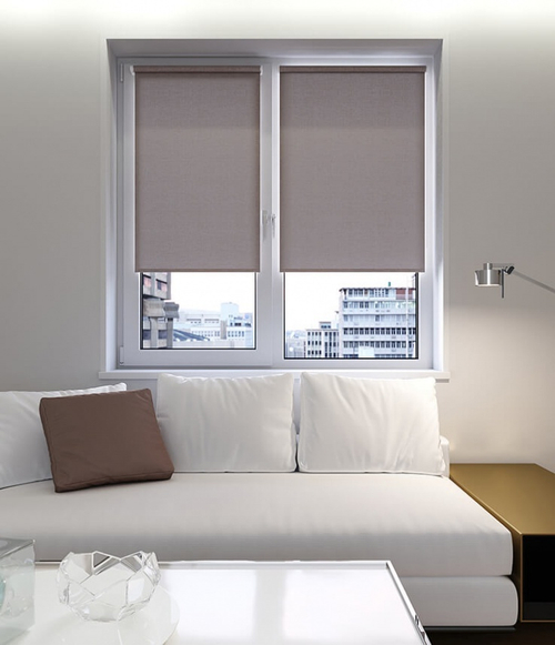 Рулонные шторы Декор Пепел розы