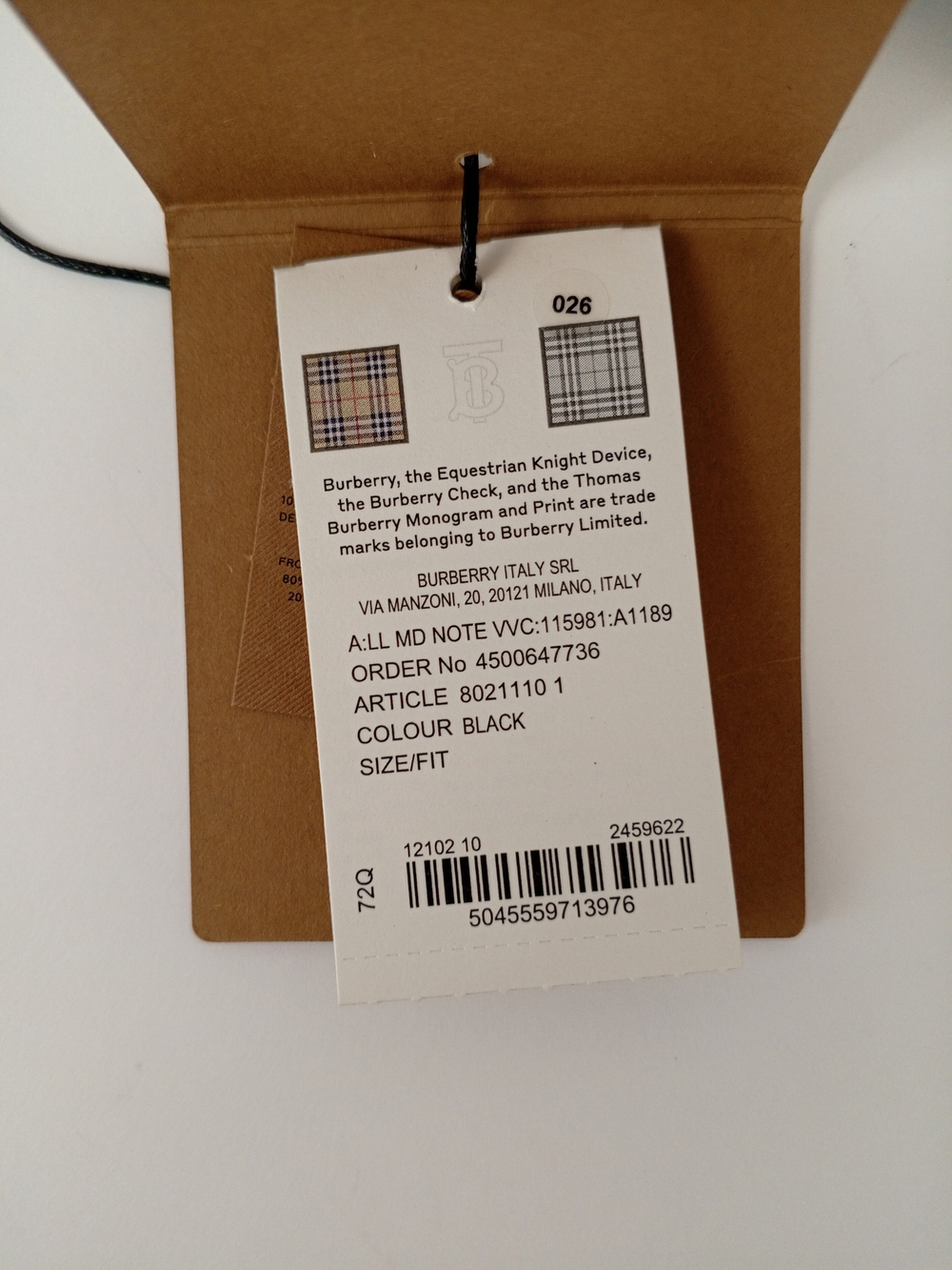 Сумка Burberry Note