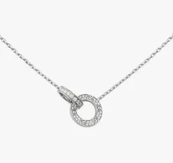 Колье Cartier Interlocking Love