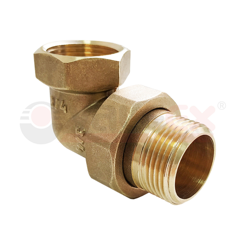 Сгон разъемный угловой латунь ВР3/4"/НР3/4" VALFEX