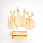 Разделочные доски из сибирского кедра 3 шт. в ящике. RDN27