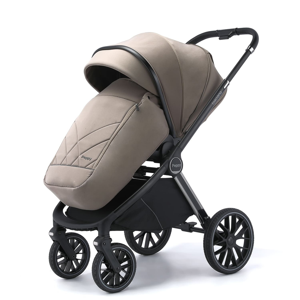 Коляска детская Peppy Toscana 2 в 1 Beige (песочный)