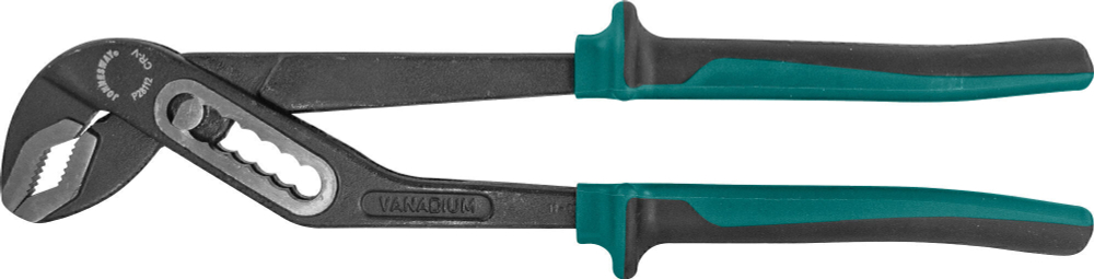 P28112 Клещи переставные с коробчатым захватом и двухкомпонентными рукоятками, 300 мм, 0-46 мм