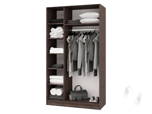 Шкаф 4х ств секция №22 НКМ Милана (ясень анкор/дуб эльза)