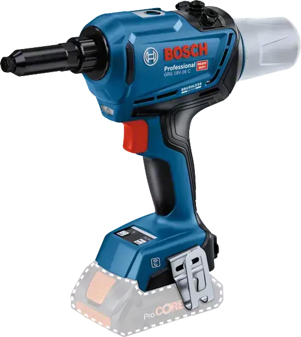 Аккумуляторный заклепочный пистолет GRG 18V-16 C BOSCH 06019K5000