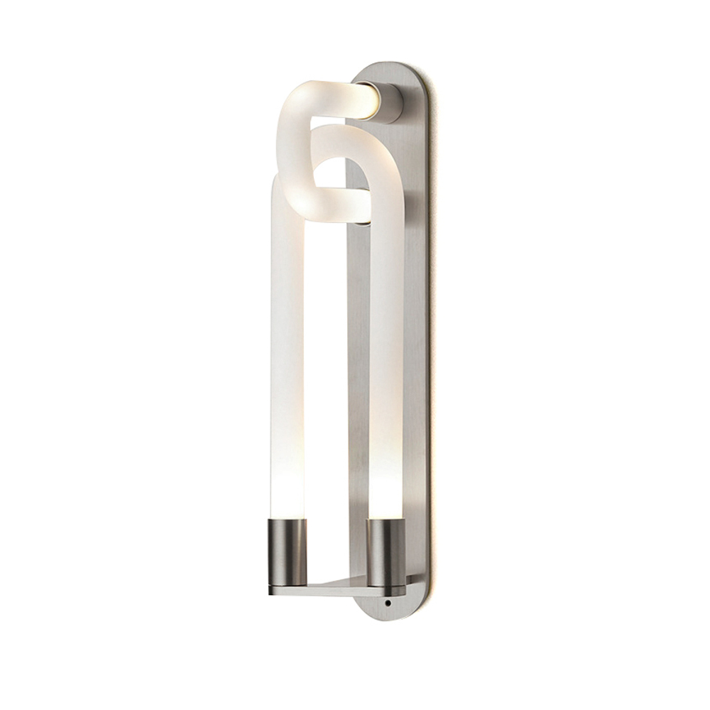 Wall design lamp  Loopi by Articolo Lighting (Silver)
