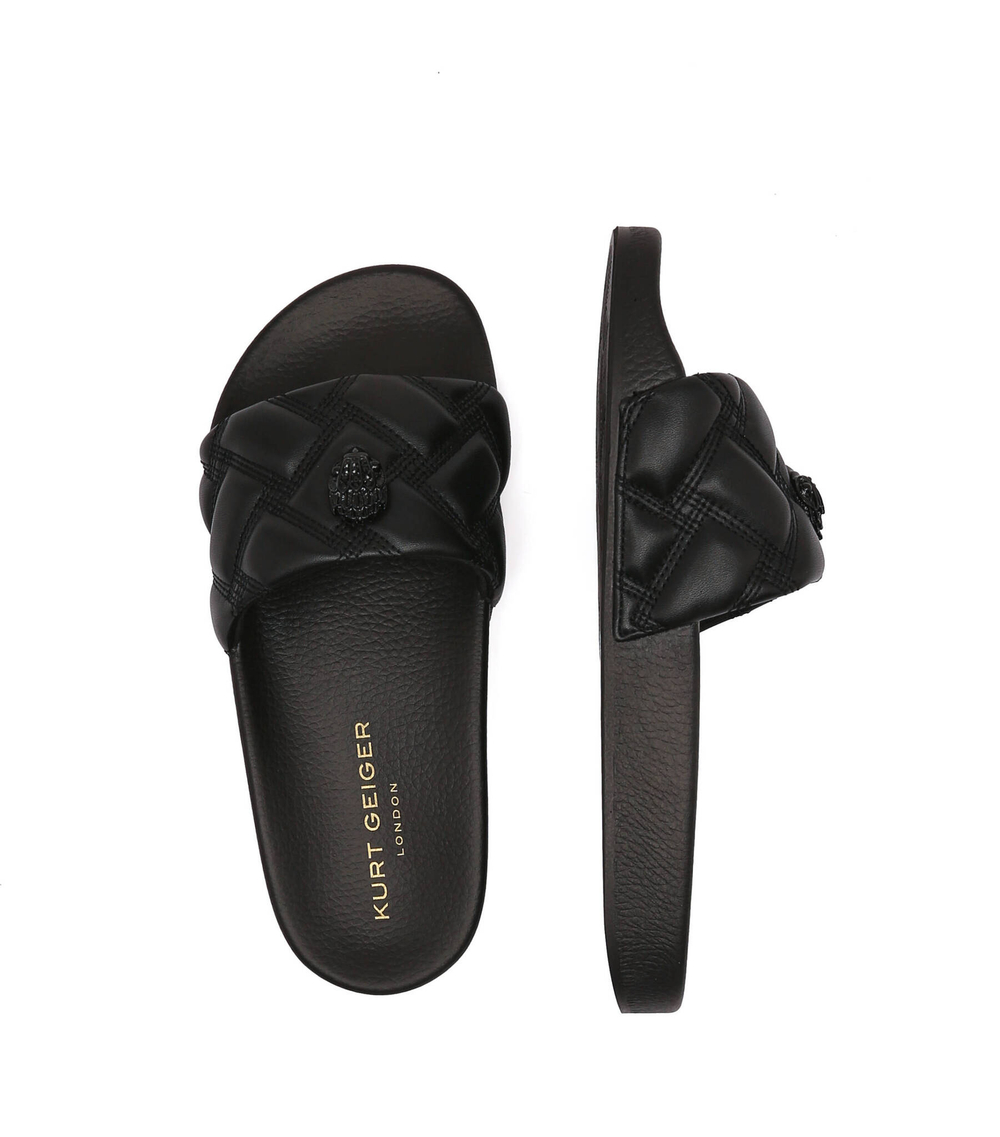 Шлепанцы MEENA EAGLE DRENCH Kurt Geiger - черный(8650300979)