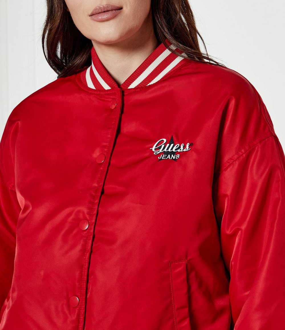 Куртка бомбер VARSITY Guess Jeans - красный(W5RL43 WHAA2)