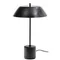 Настольная лампа Sayra из черного мрамора и металла