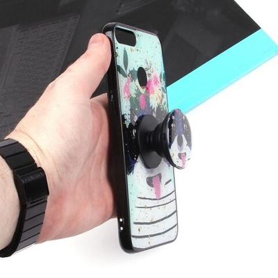 Чехол ТПУ с попсокетом для Huawei P Smart, 010895