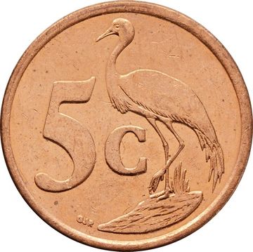 5 центов 2010 ЮАР