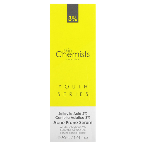 skinChemists, Youth Series, сыворотка против акне, 30 мл (1,01 жидк. унц.)